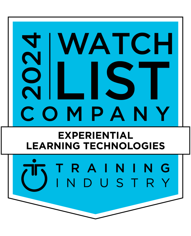 Training Industry Top 20 Badge: Experiential Learning Technology: Watchlist 