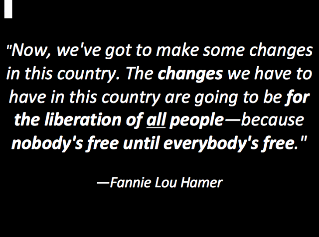 Fannie Lou Hamer and the Struggle for Voting Rights and Economic Justice